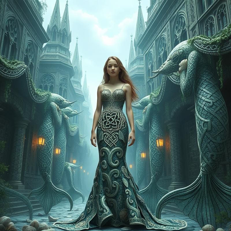 celtic style AI art