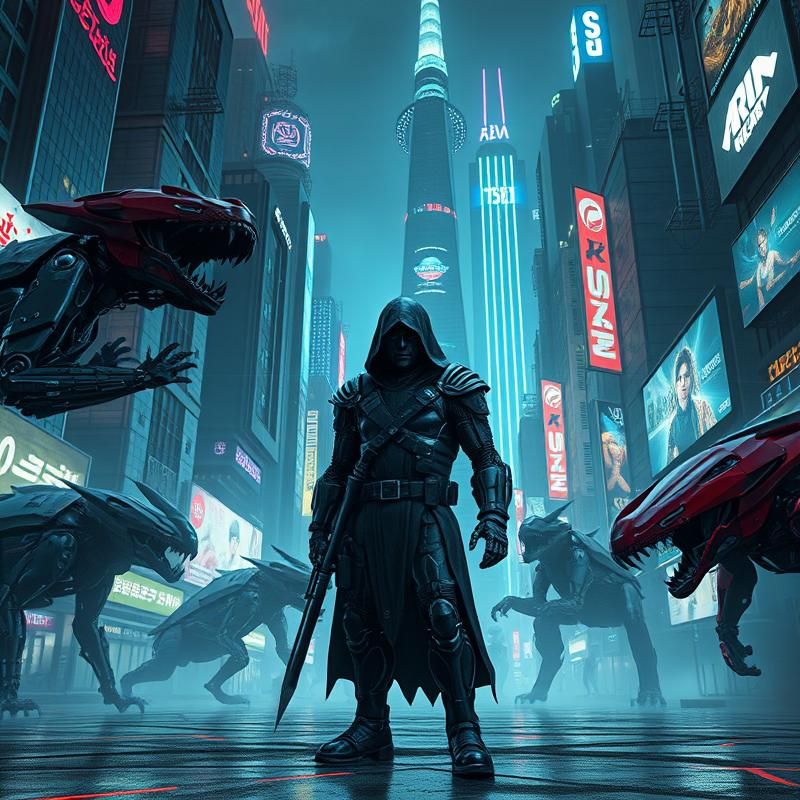 sci-fi art style AI art