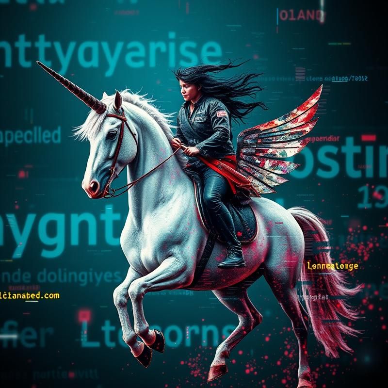 glitch art style AI art