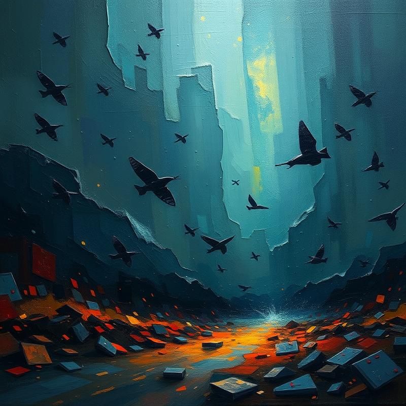 oil painting style AI art