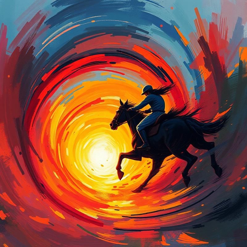 abstract style AI art