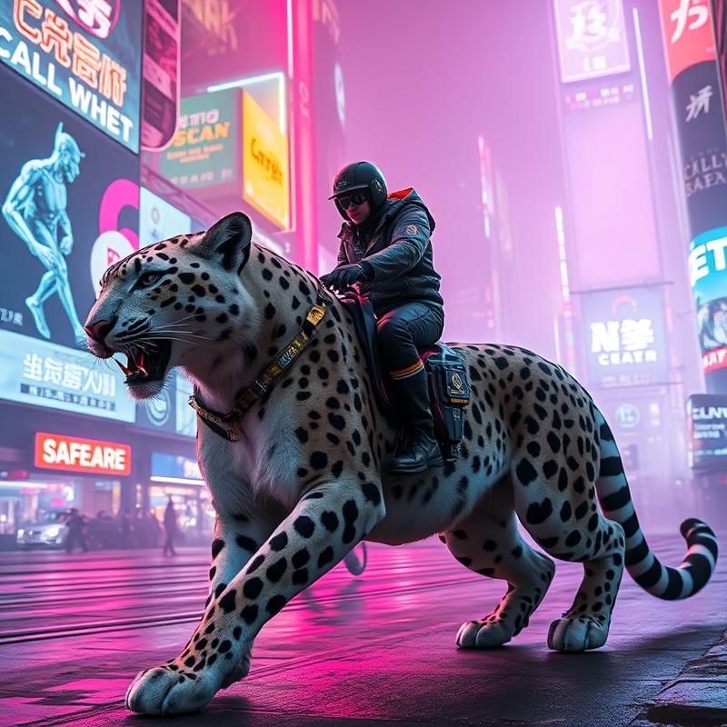 cyberpunk style AI art