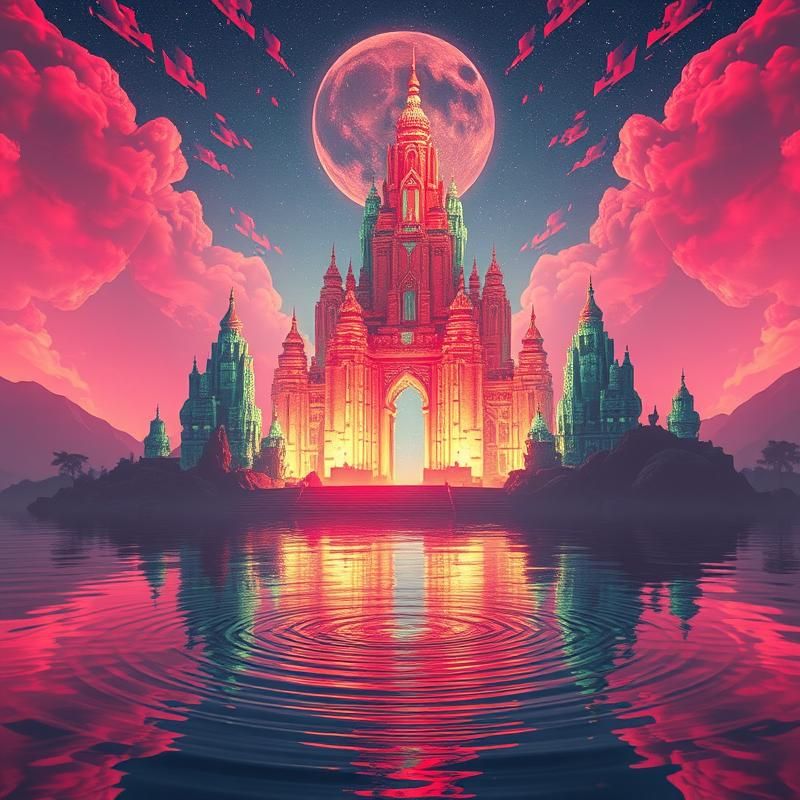 retro style AI art
