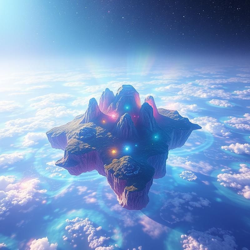 holographic style AI art
