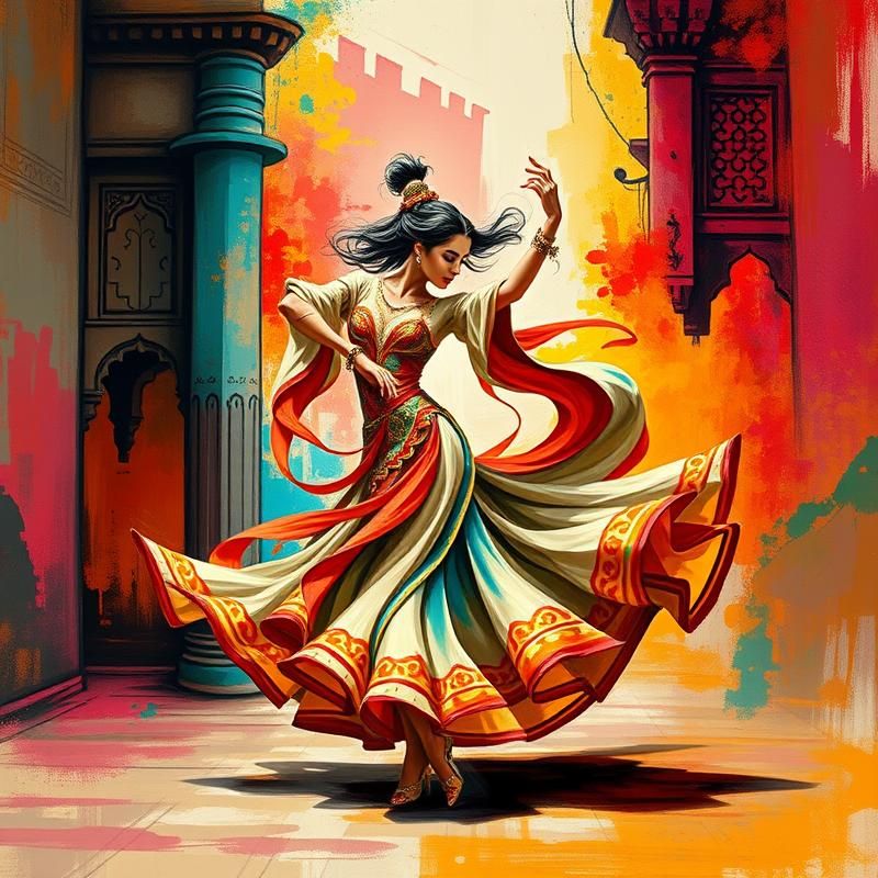 abstract style AI art
