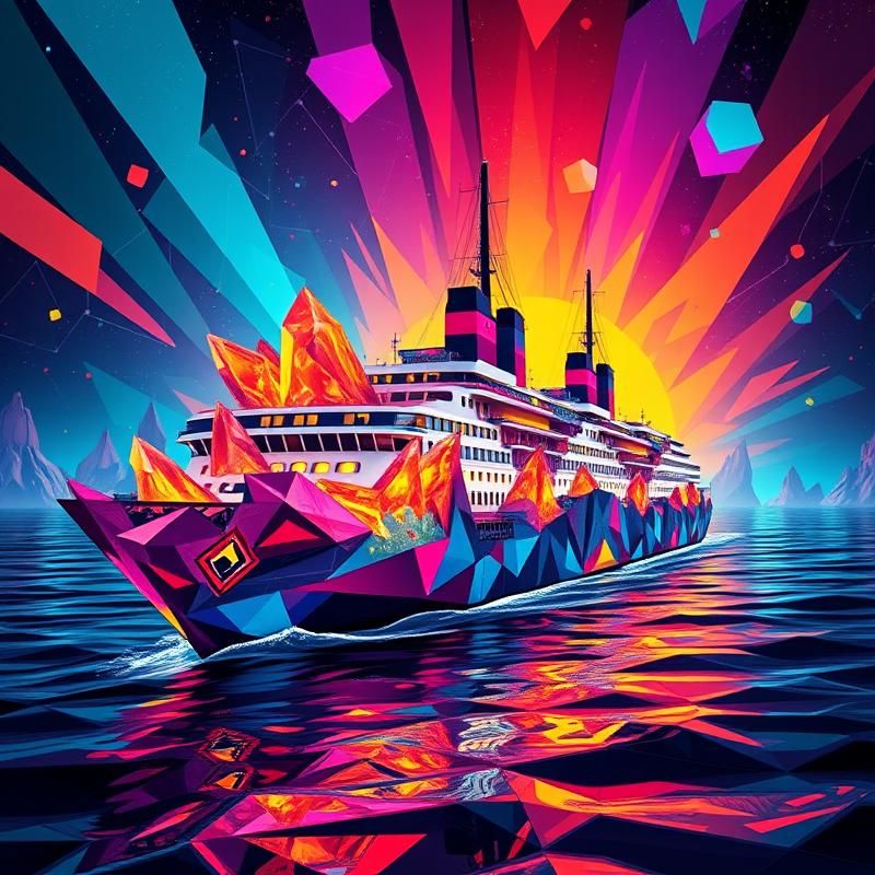 memphis design style AI art