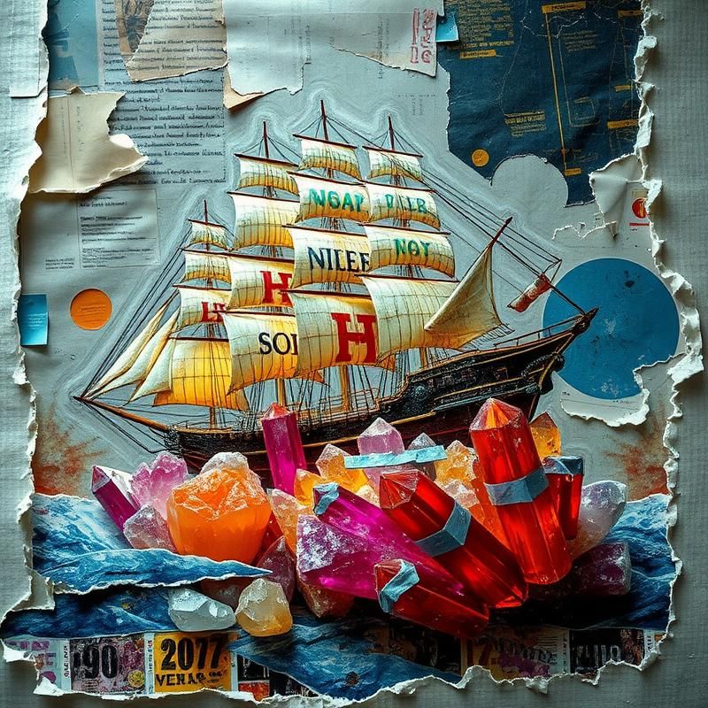 collage style AI art