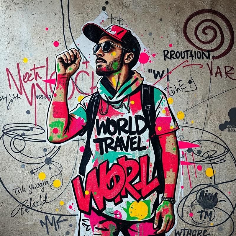 graffiti style AI art