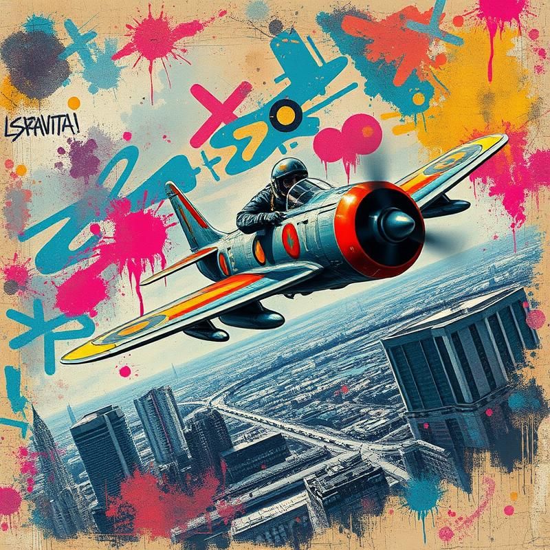 graffiti style AI art