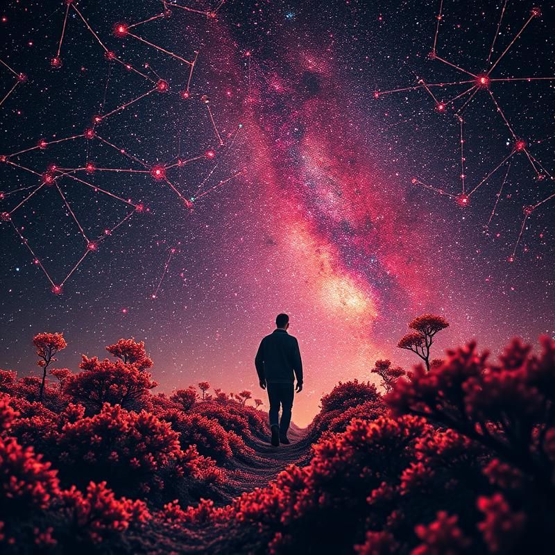 glitch art style AI art