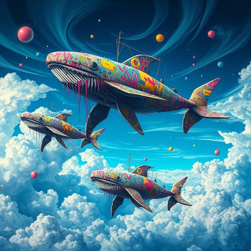 lowbrow art style AI art