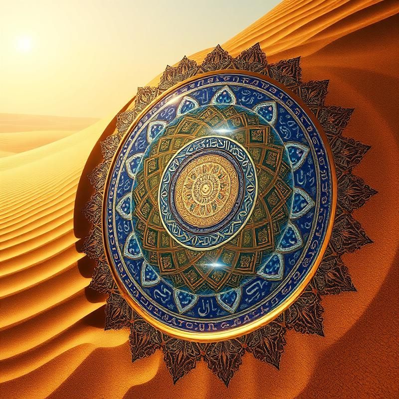 islamic art style AI art