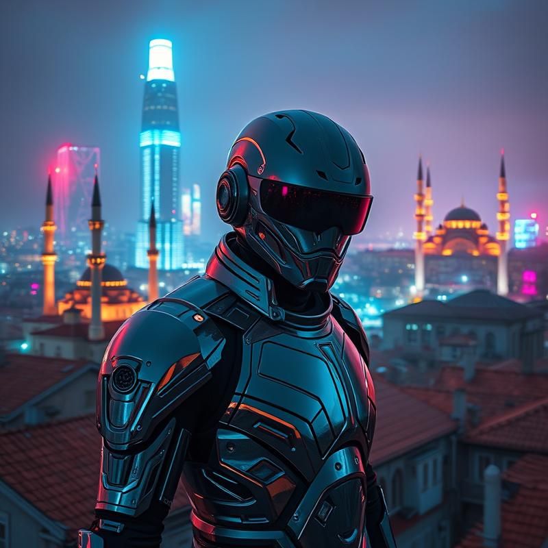 sci-fi art style AI art