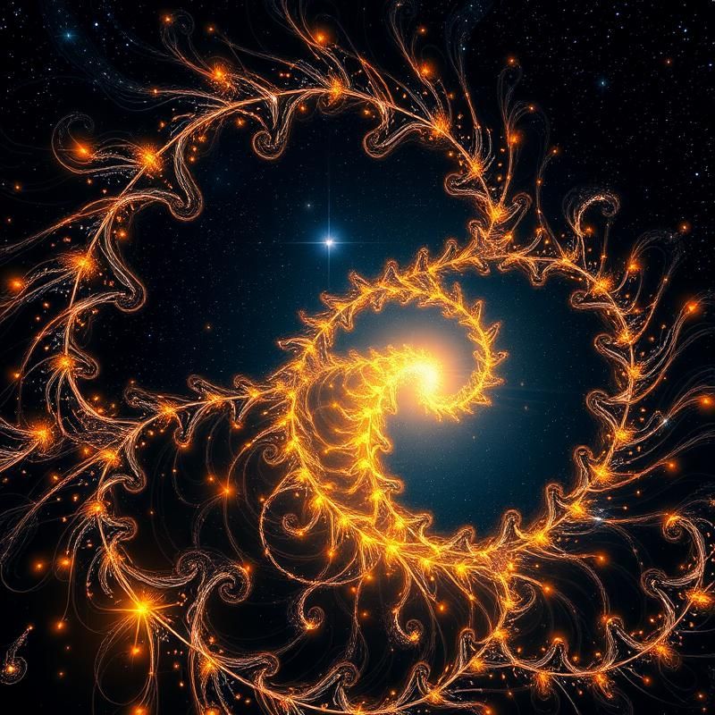 fractal art style AI art
