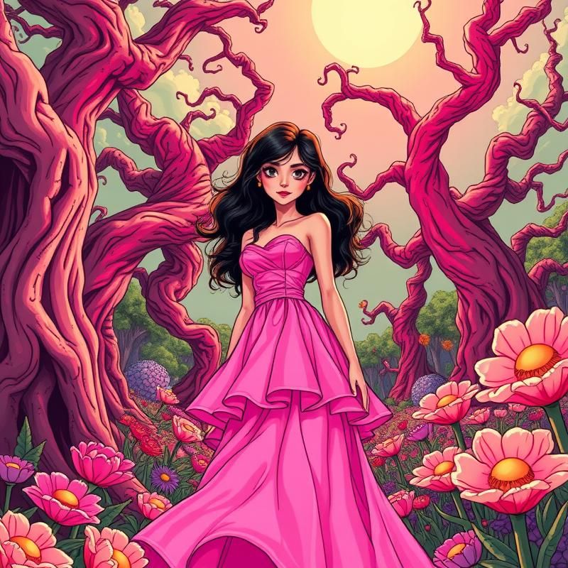 lowbrow art style AI art