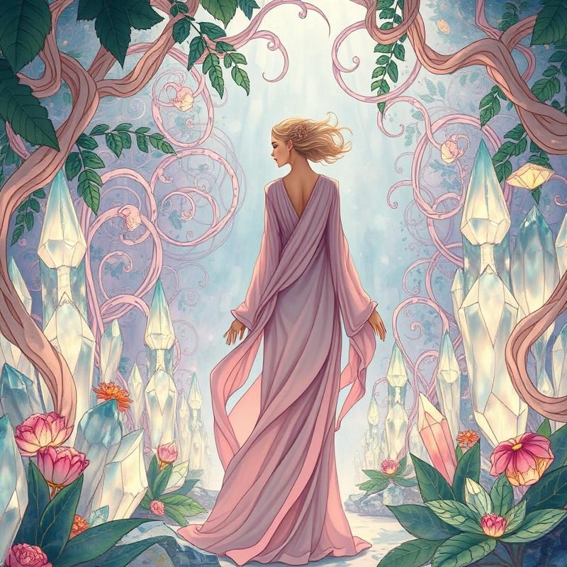 art nouveau style AI art
