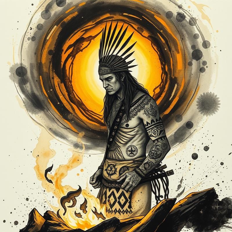 ink drawing style AI art