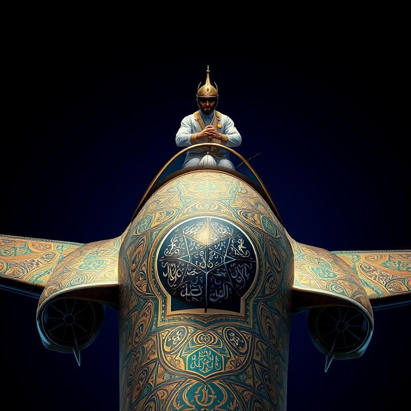islamic art style AI art