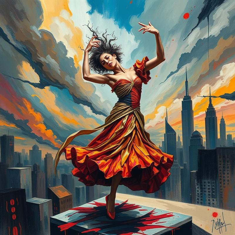 expressionism style AI art