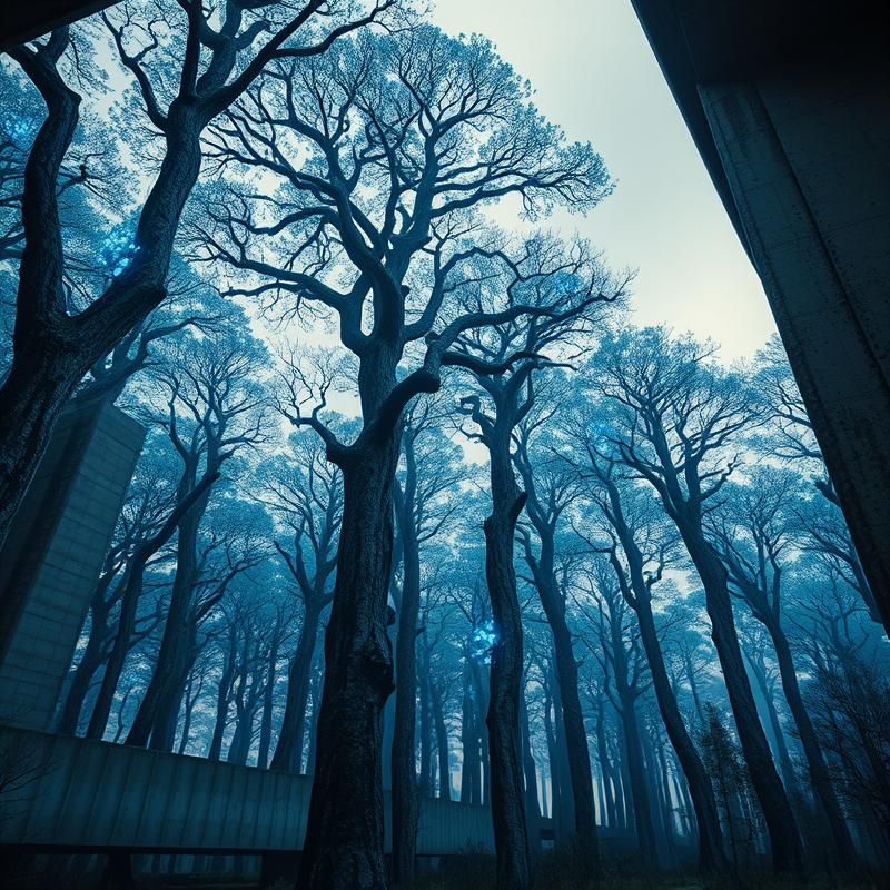 brutalist style AI art