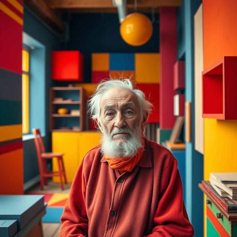 de stijl style AI art