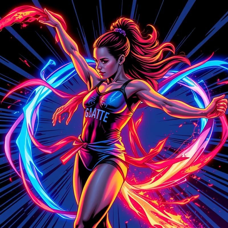 comic book style AI art