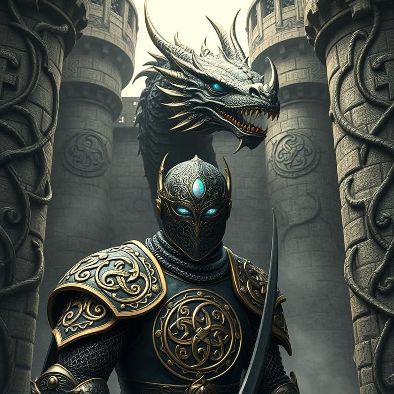 celtic style AI art