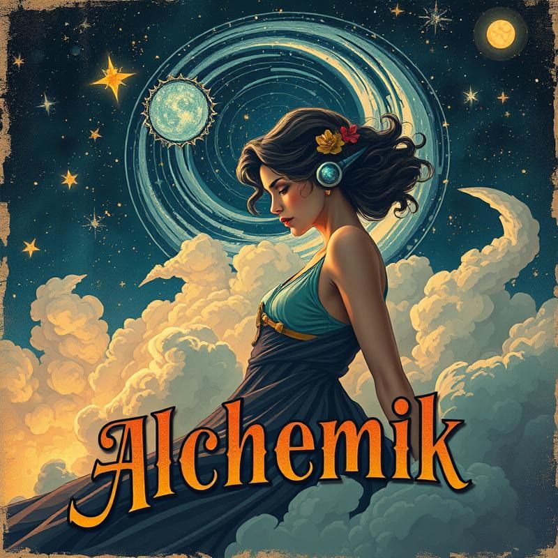 vintage poster style AI art