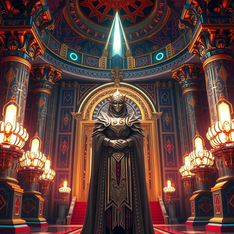 art deco style AI art