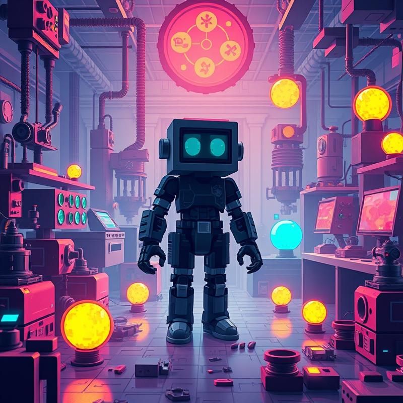 8-bit art style AI art