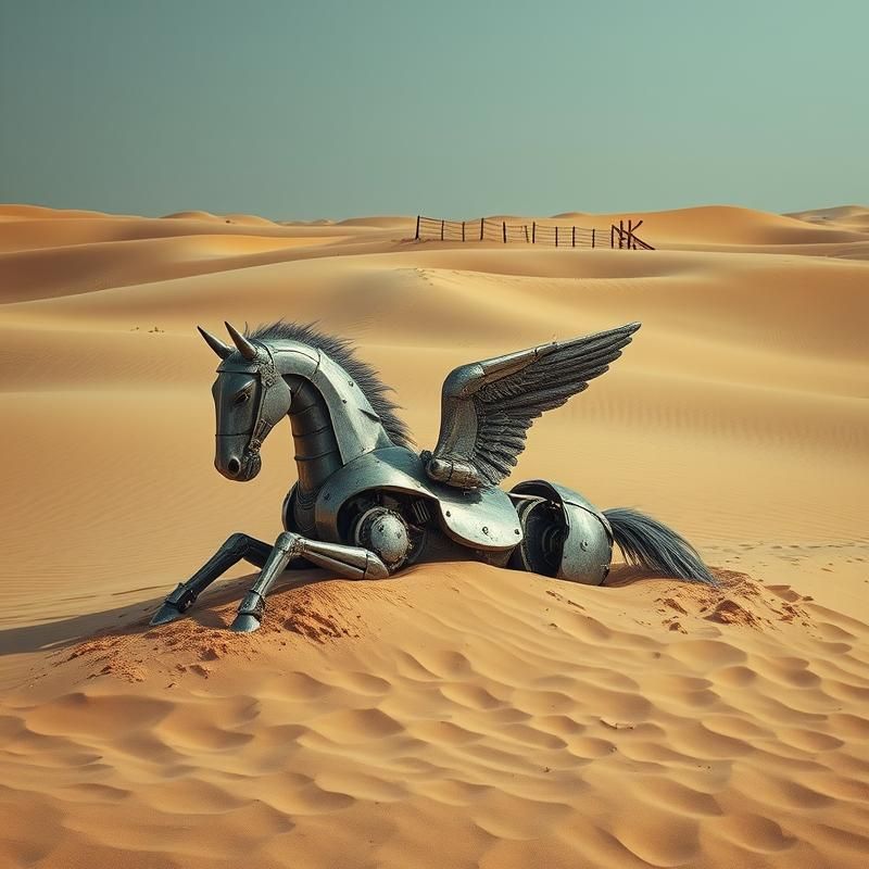 land art style AI art