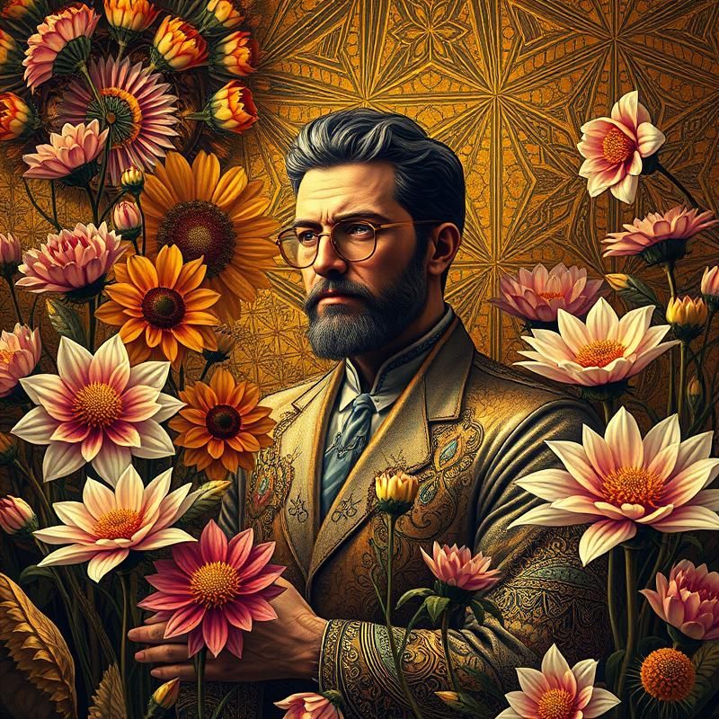 art deco style AI art