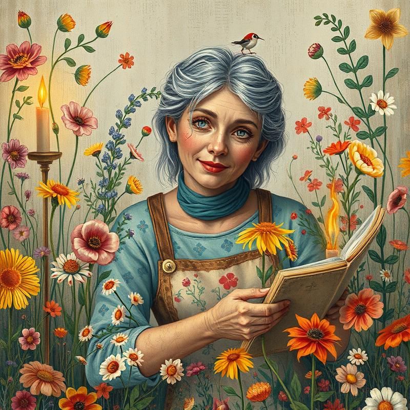 folk art style AI art