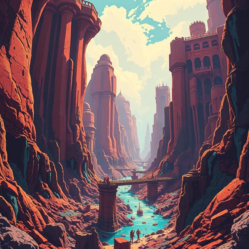 screen printing style AI art