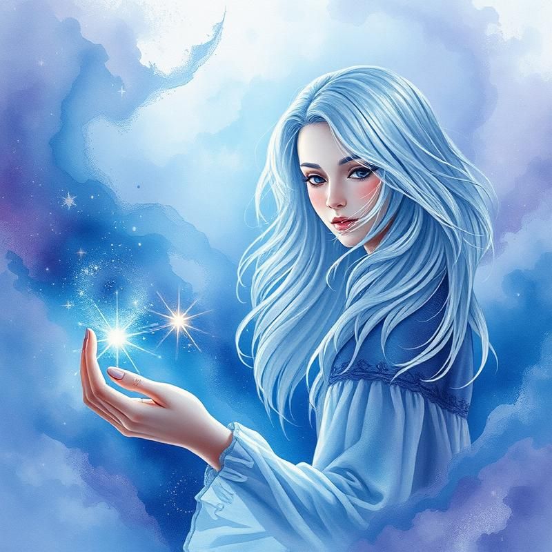 watercolor style AI art