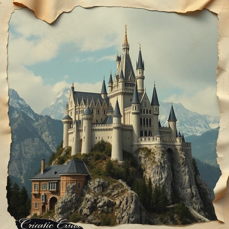 collage style AI art