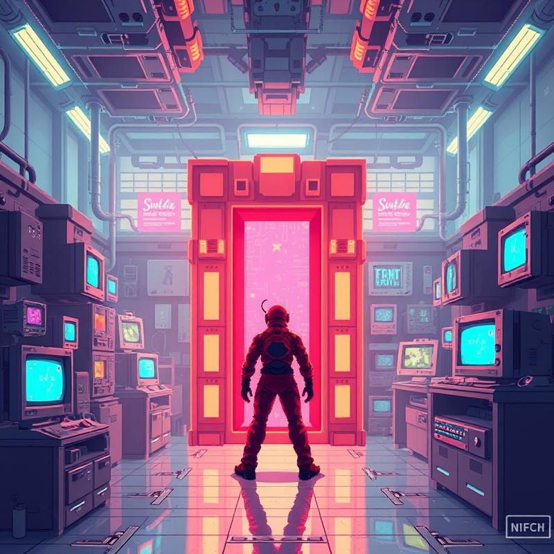 pixel art style AI art