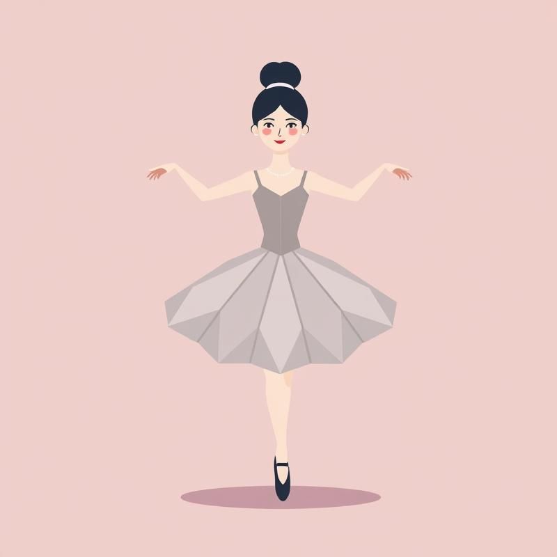 flat design style AI art