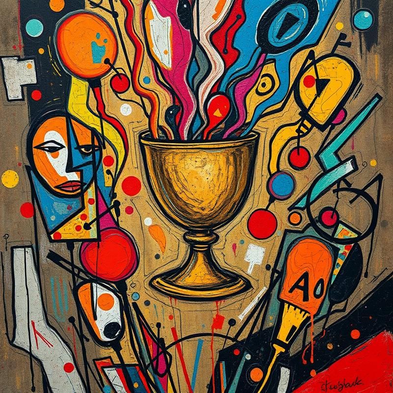 art brut style AI art
