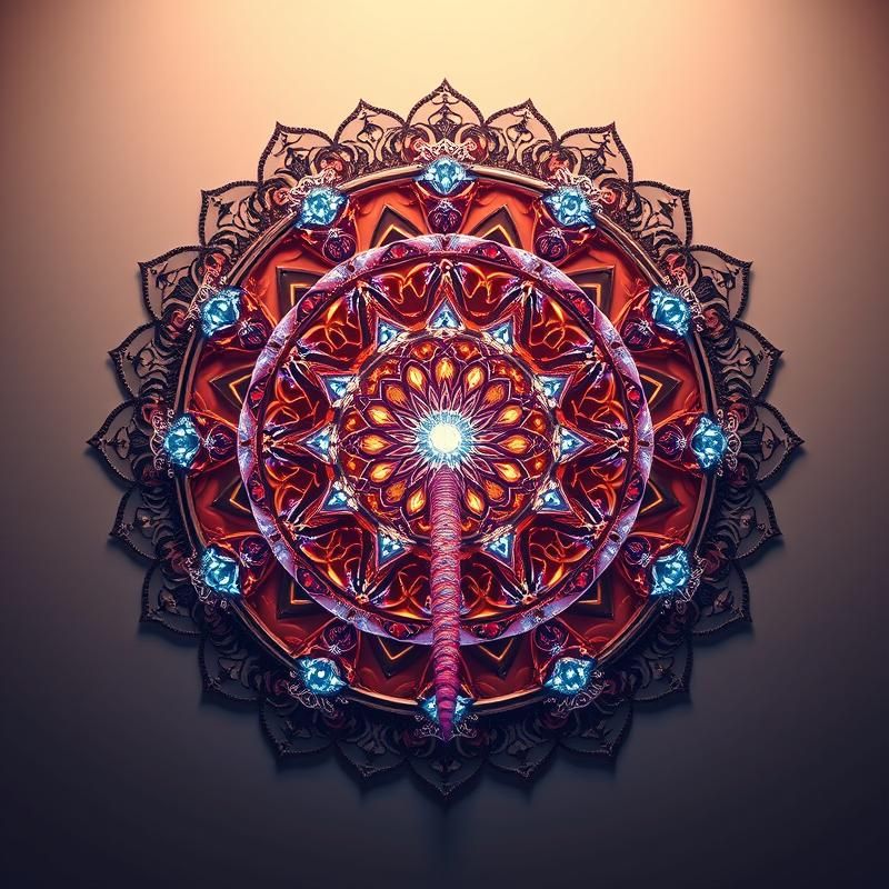 mandala style AI art