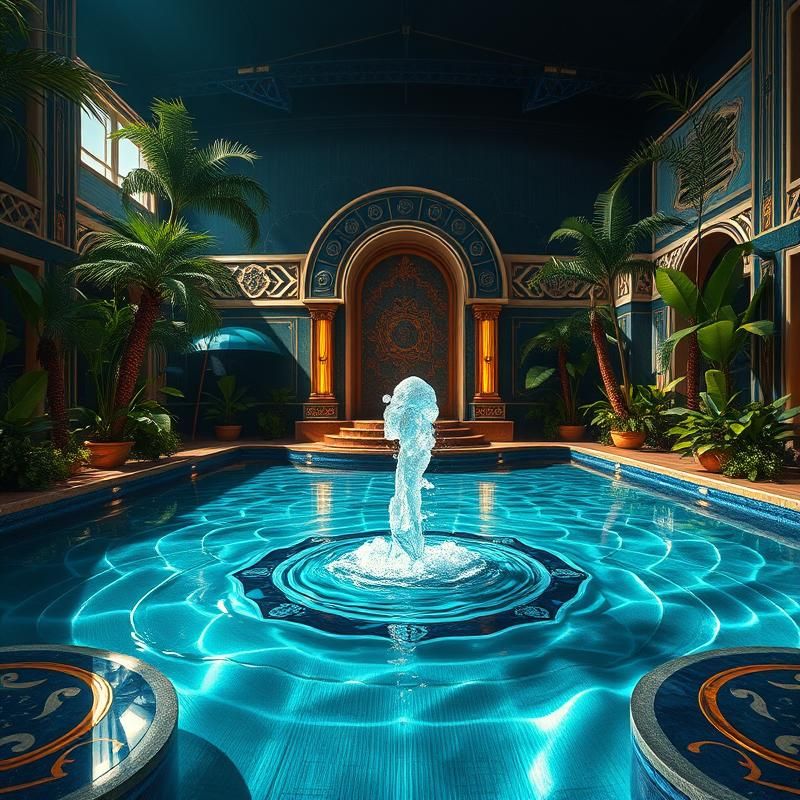 art deco style AI art