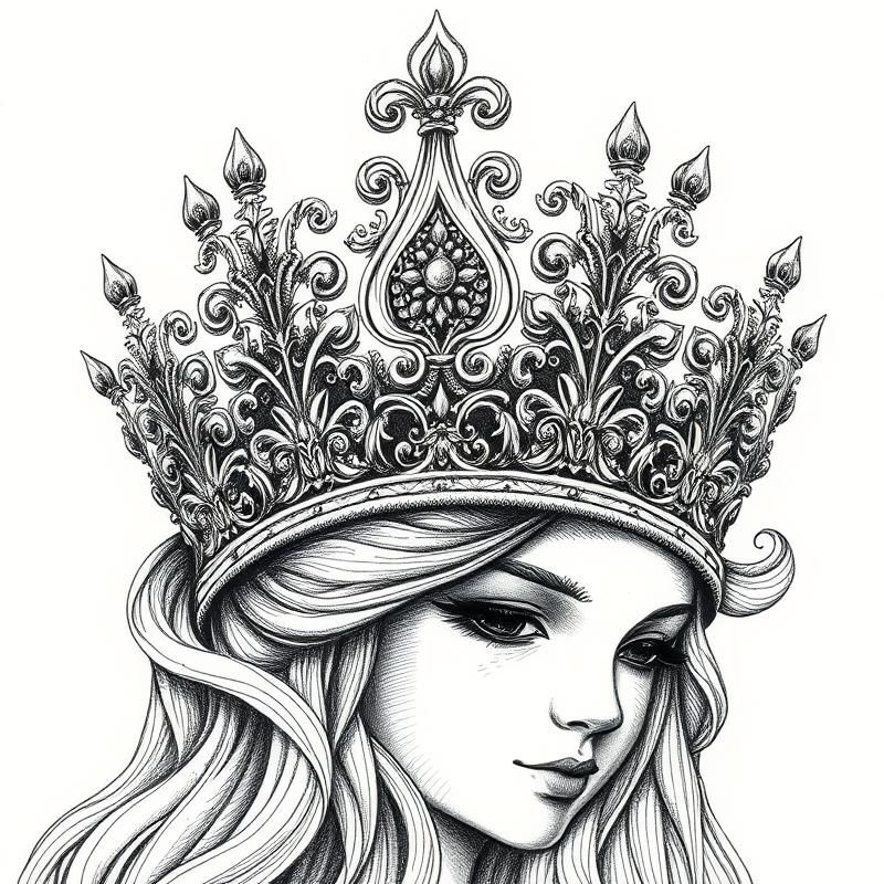 cross-hatching style AI art