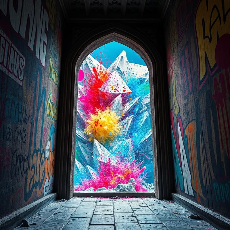 graffiti style AI art