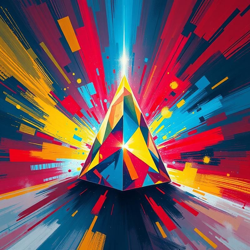 suprematist style AI art