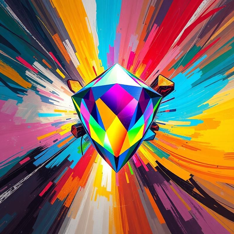 suprematist style AI art