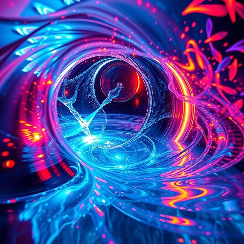 kinetic art style AI art