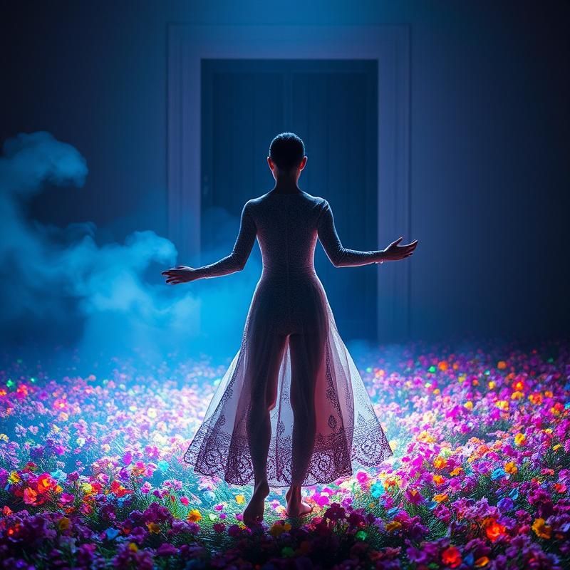 performance art style AI art