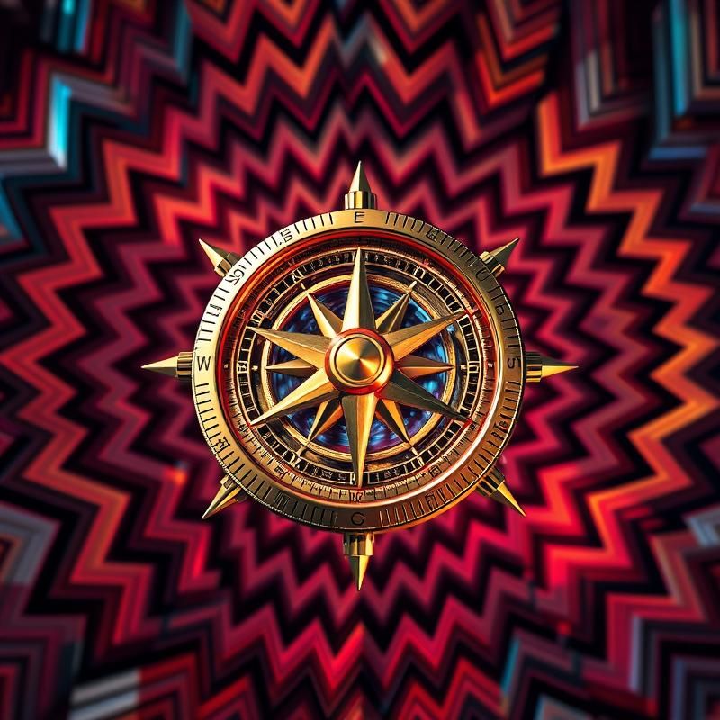 op art style AI art