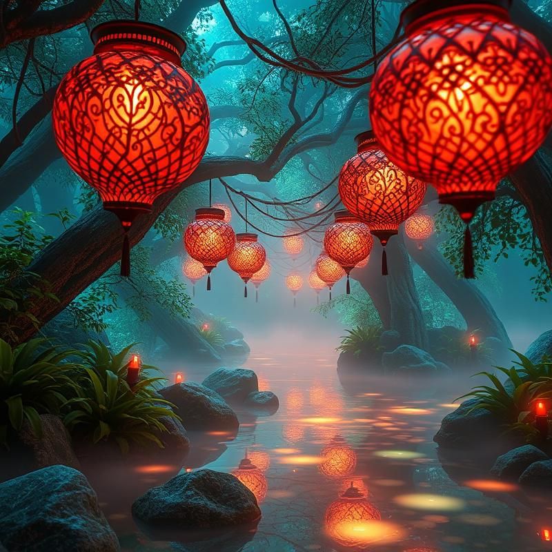 holographic style AI art