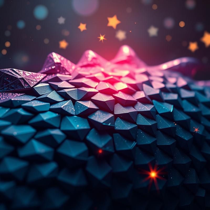 low poly style AI art